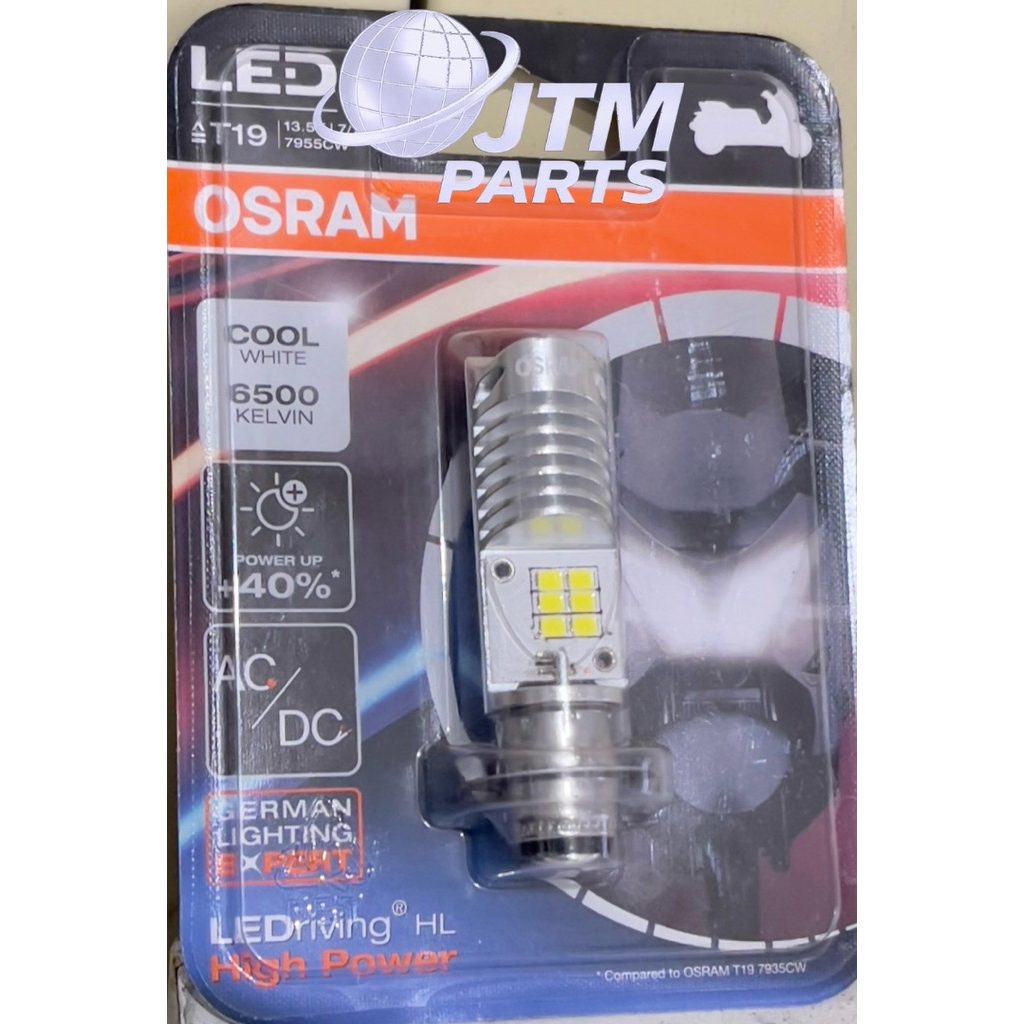 [1 PCS] LED OSRAM H6 ORIGINAL LAMPU DEPAN OSRAM BEBEK MATIC LAMPU UTAMA MOTOR LED K1 OSRAM