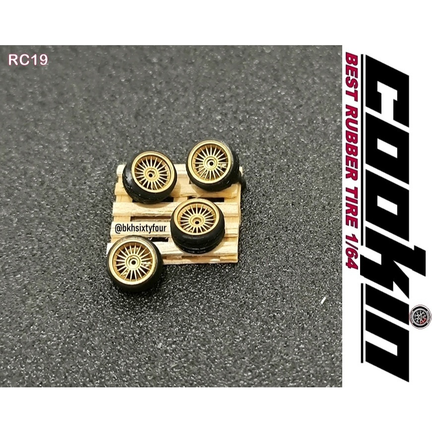 Ban Karet COOKIN RC19 Model ALPINA 10mm SELONGSONG