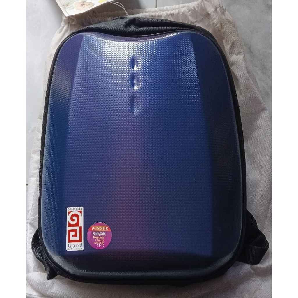 Simple Dimple Shield Diaper Bag Blue Tas Popok Bayi biru