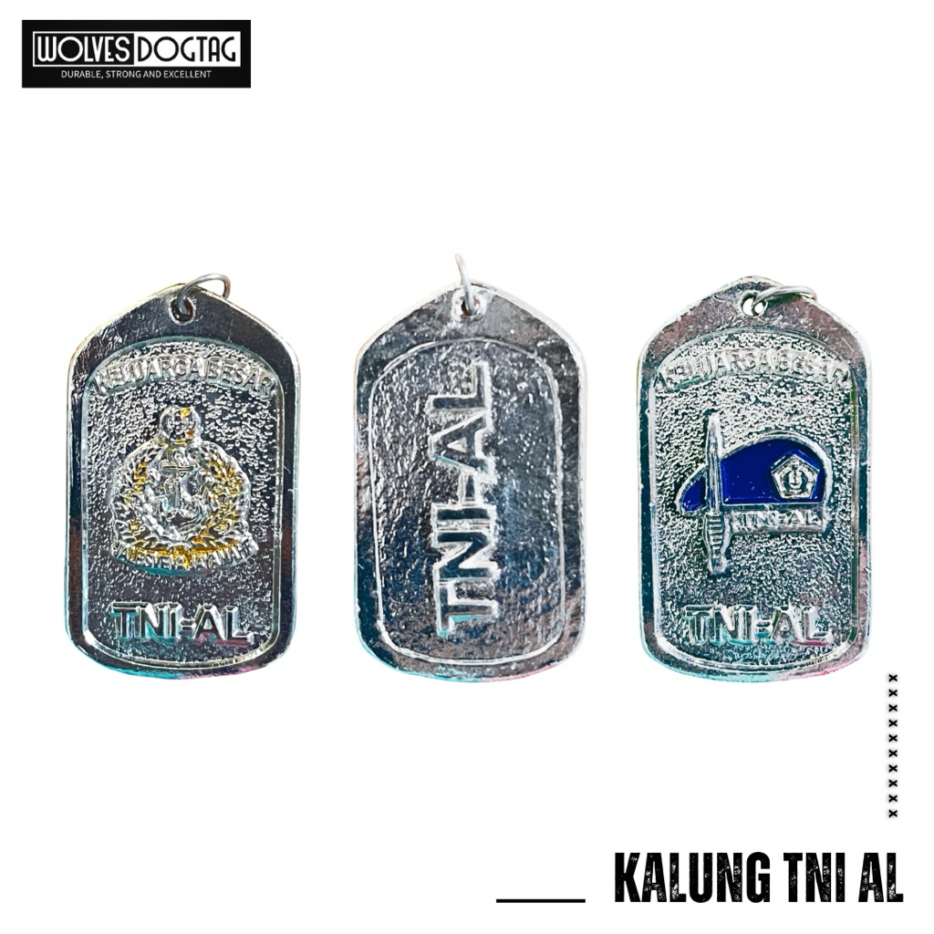 Kalung TNI AL Kalung logo TNI AL / Kalung army / Kalung Marinir / Kalung cor / Kalung Chrome