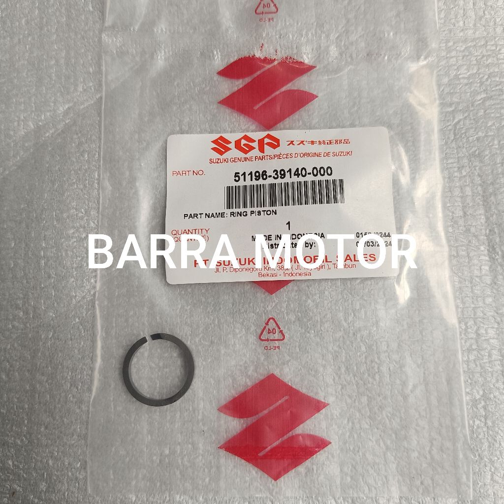 Ring Piston Suling As Shock Depan Satria Fu Karbu Original SGP