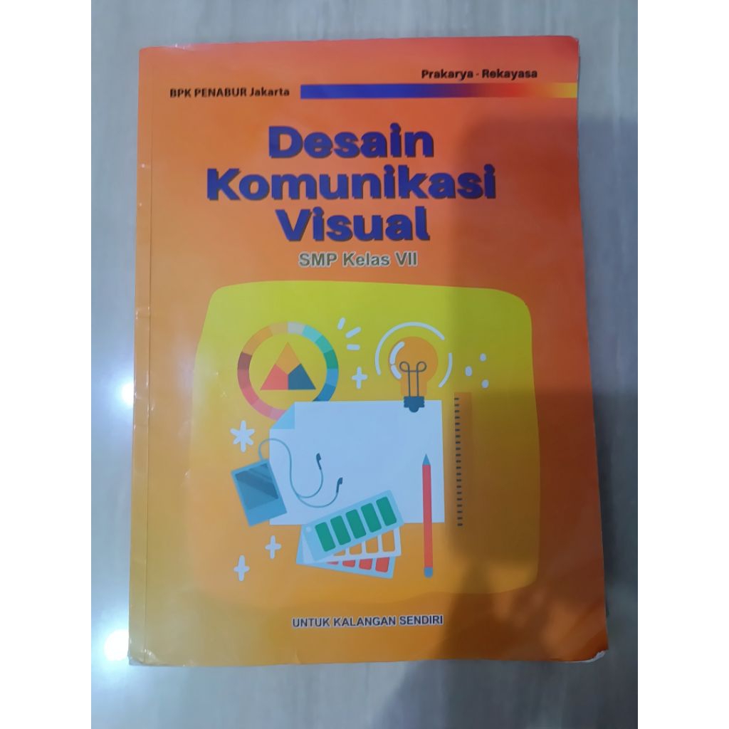 Buku Desain Komunikasi Visual DKV kelas 7 Penabur