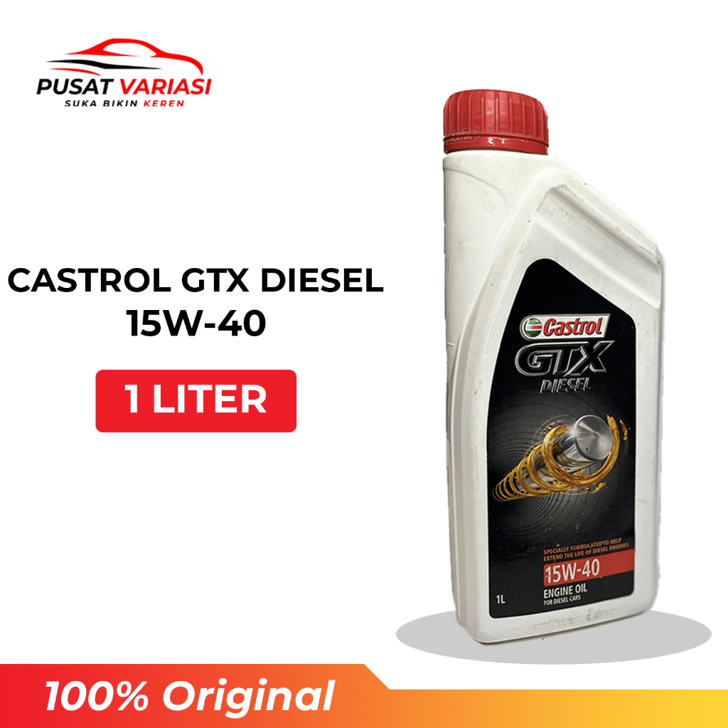 Oli Castrol GTX Diesel 15W-40 1 Liter | Pelumas Mesin Diesel