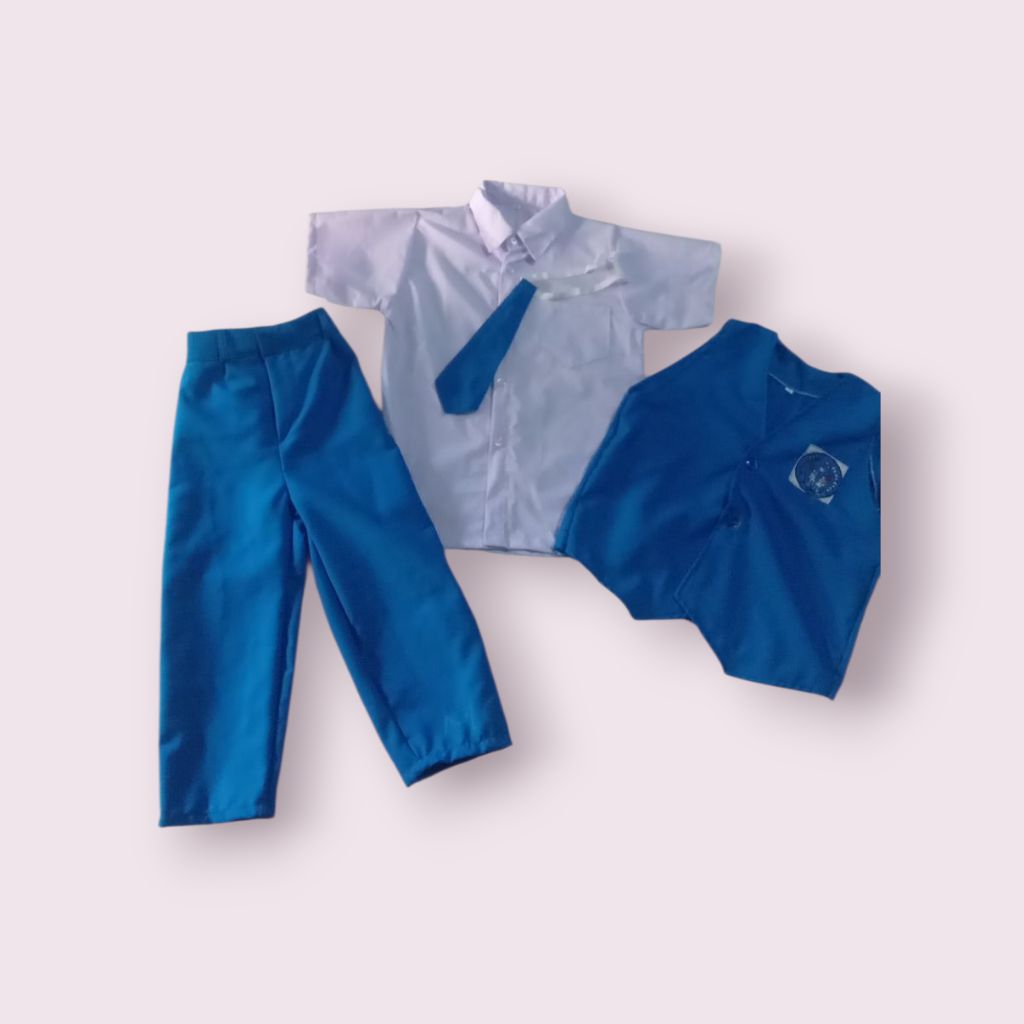 Seragam TK biru putih
