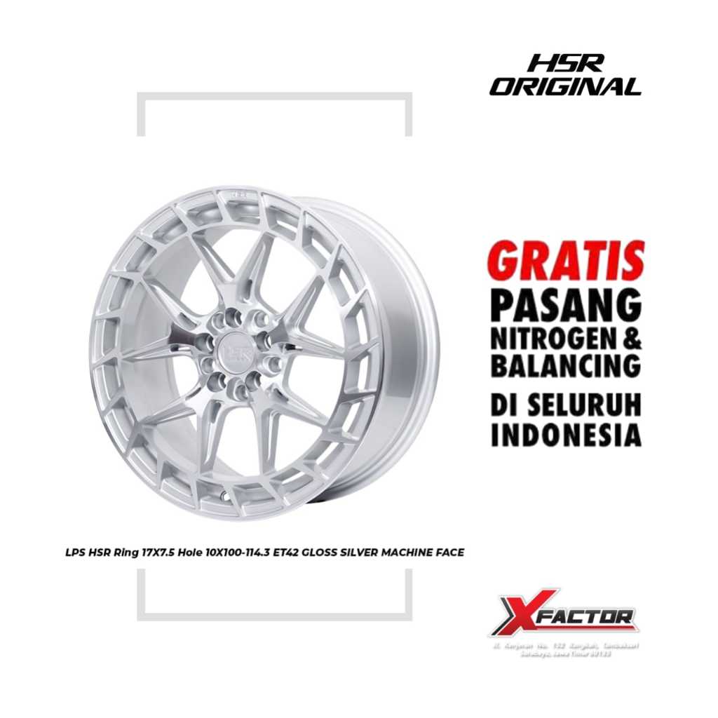 VELG MOBIL HSR R17 HSR LPS R17X7,5 H10X100-114,3 ET42 GSMF