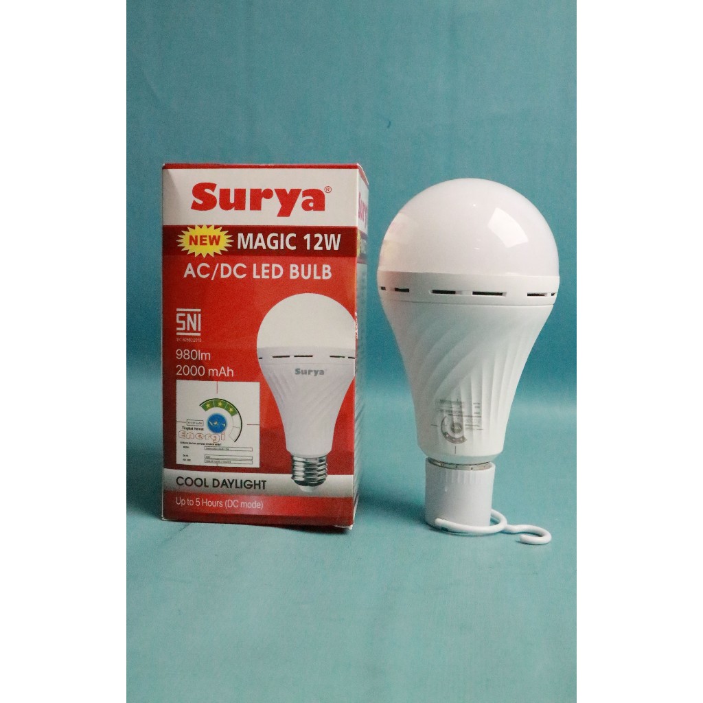 SURYA LAMPU LED EMERGENCY NEW MAGIC 12 WATT