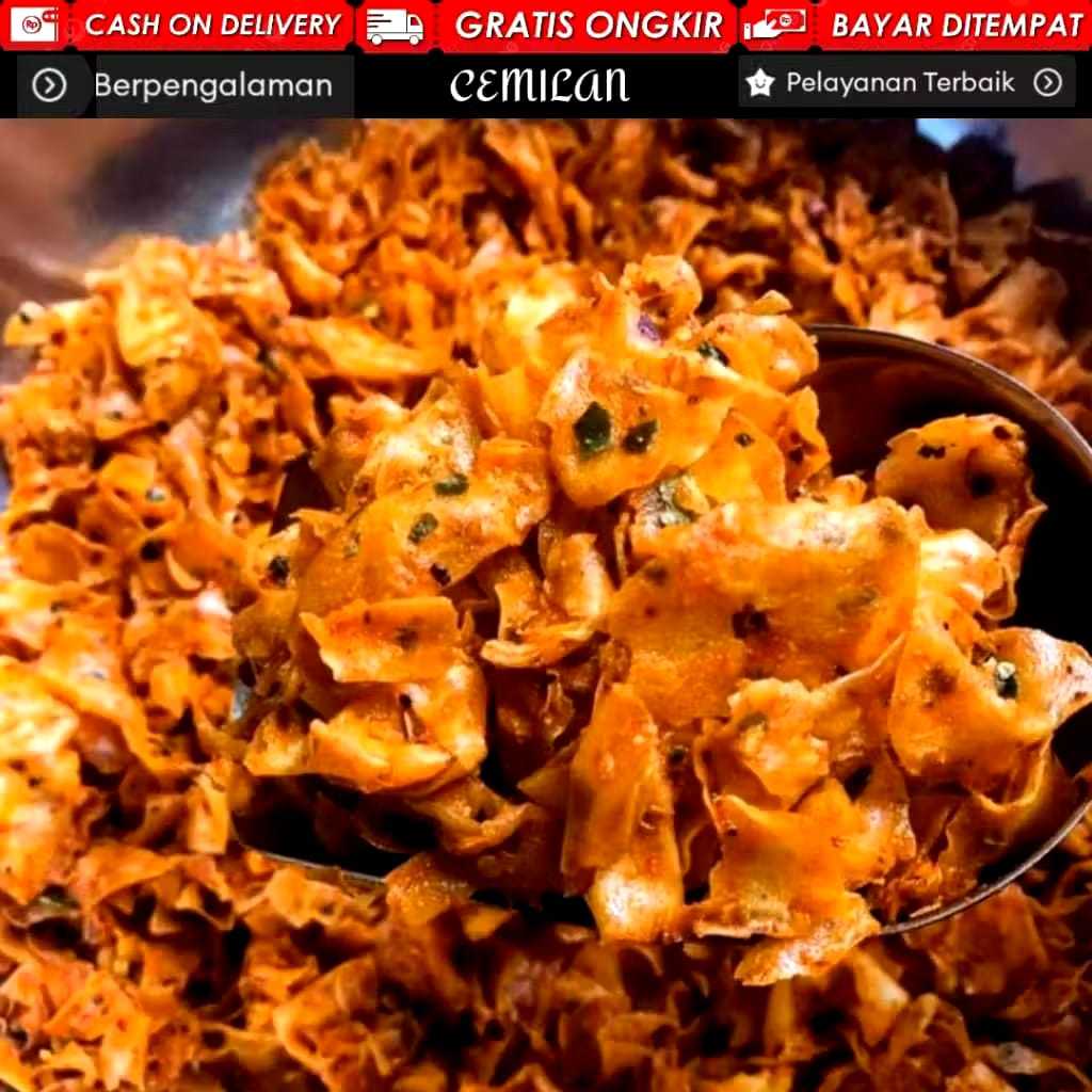 

PROMO CEMILAN 1KG KERIPIK SINGKONG JERUK PURUT | CEMILAN SINGKONG PEDAS JINGKAR