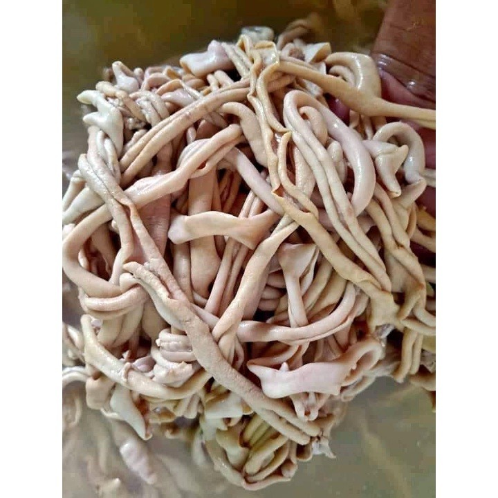 

Usus Ayam Segar Usus Rebus Setengah Matang