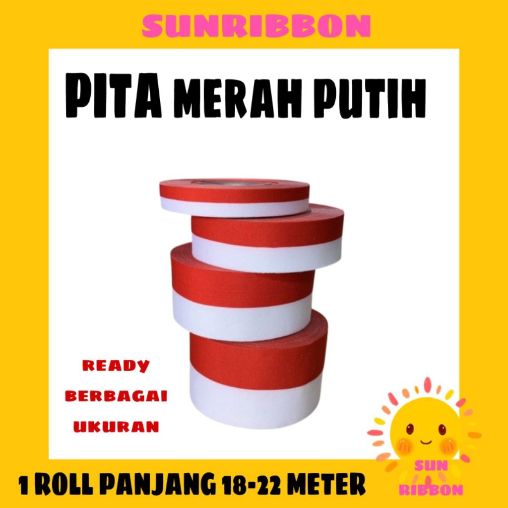 

PITA MERAH PUTIH 1 ROLL