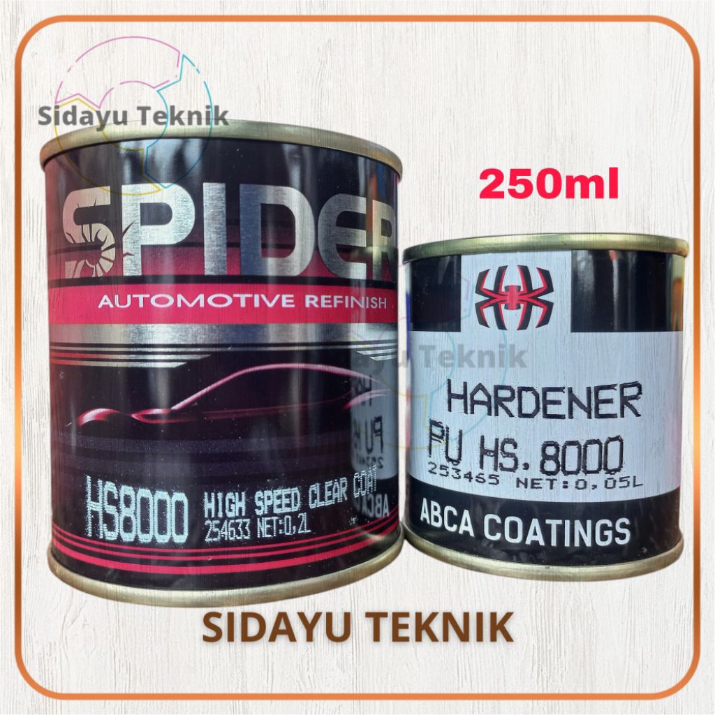 Cat Pernis Spider Clear PU HS8000 250ml