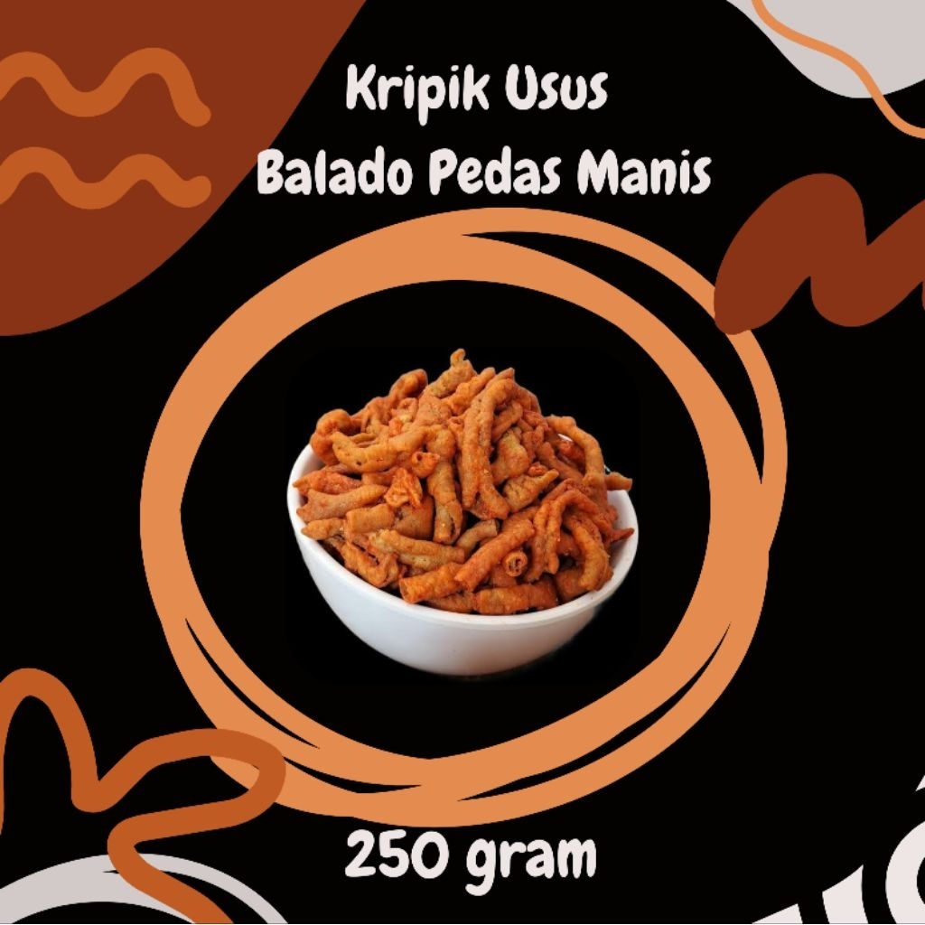 

250Gram Kripik Usus Balado Pedas manis