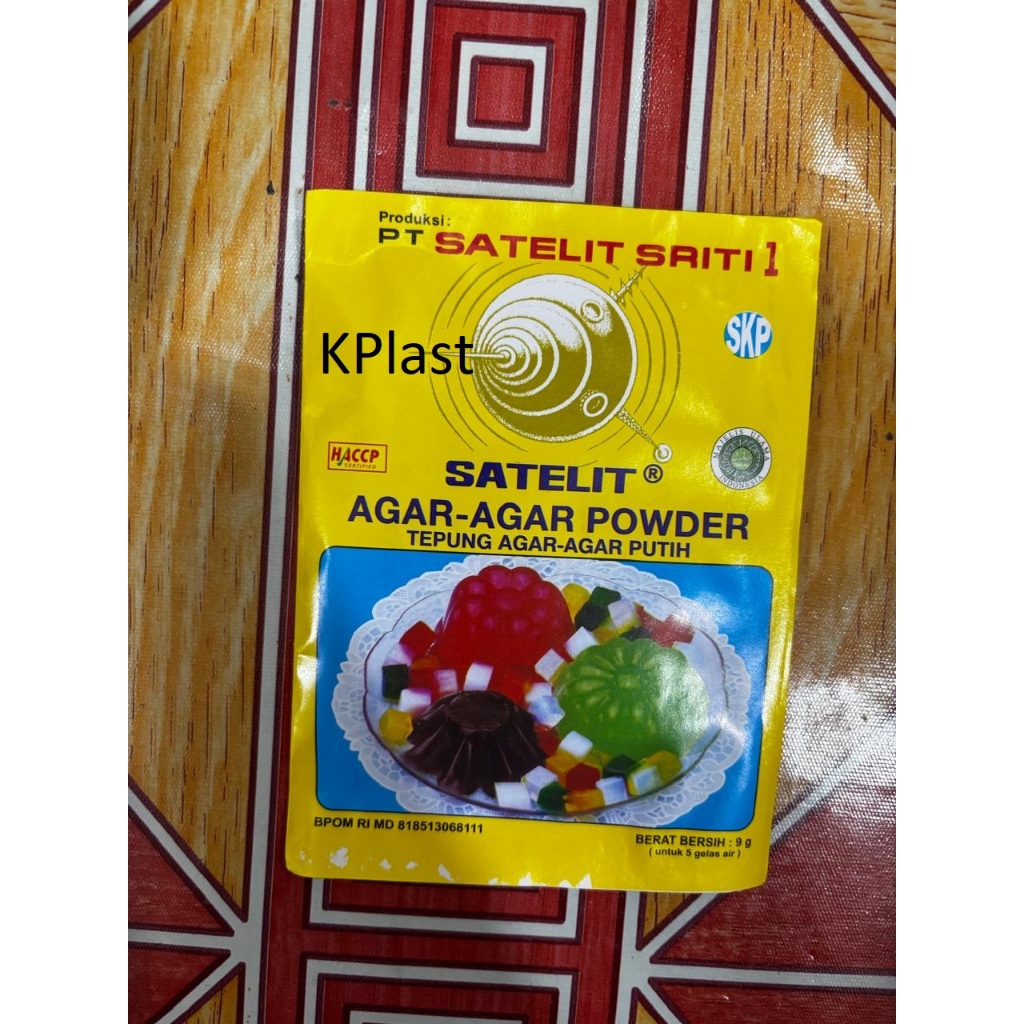

Tepung Agar-Agar Putih SATELIT 9 gram