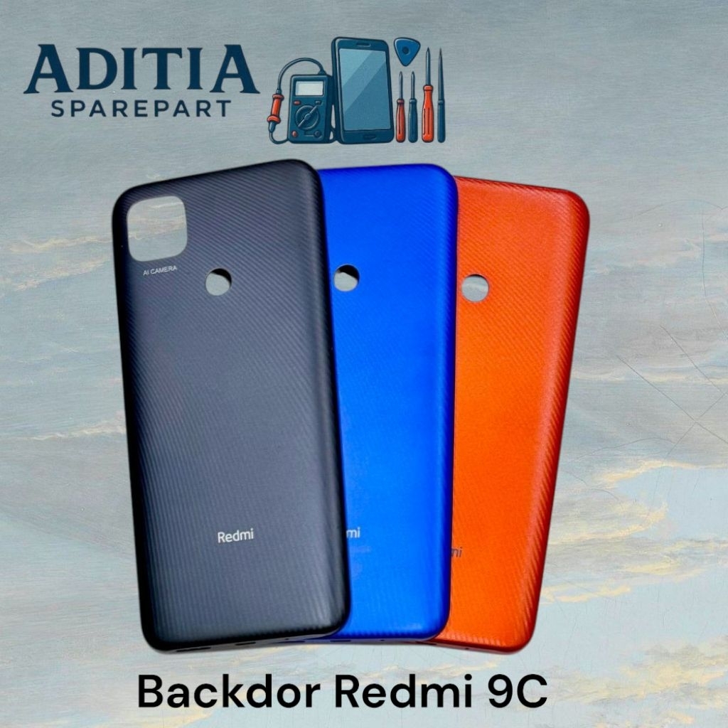 Backdoor Redmi 9c / Tutup Belakang Redmi 9 C