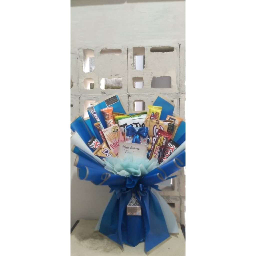 

Buket Snack hadiah ulang tahun