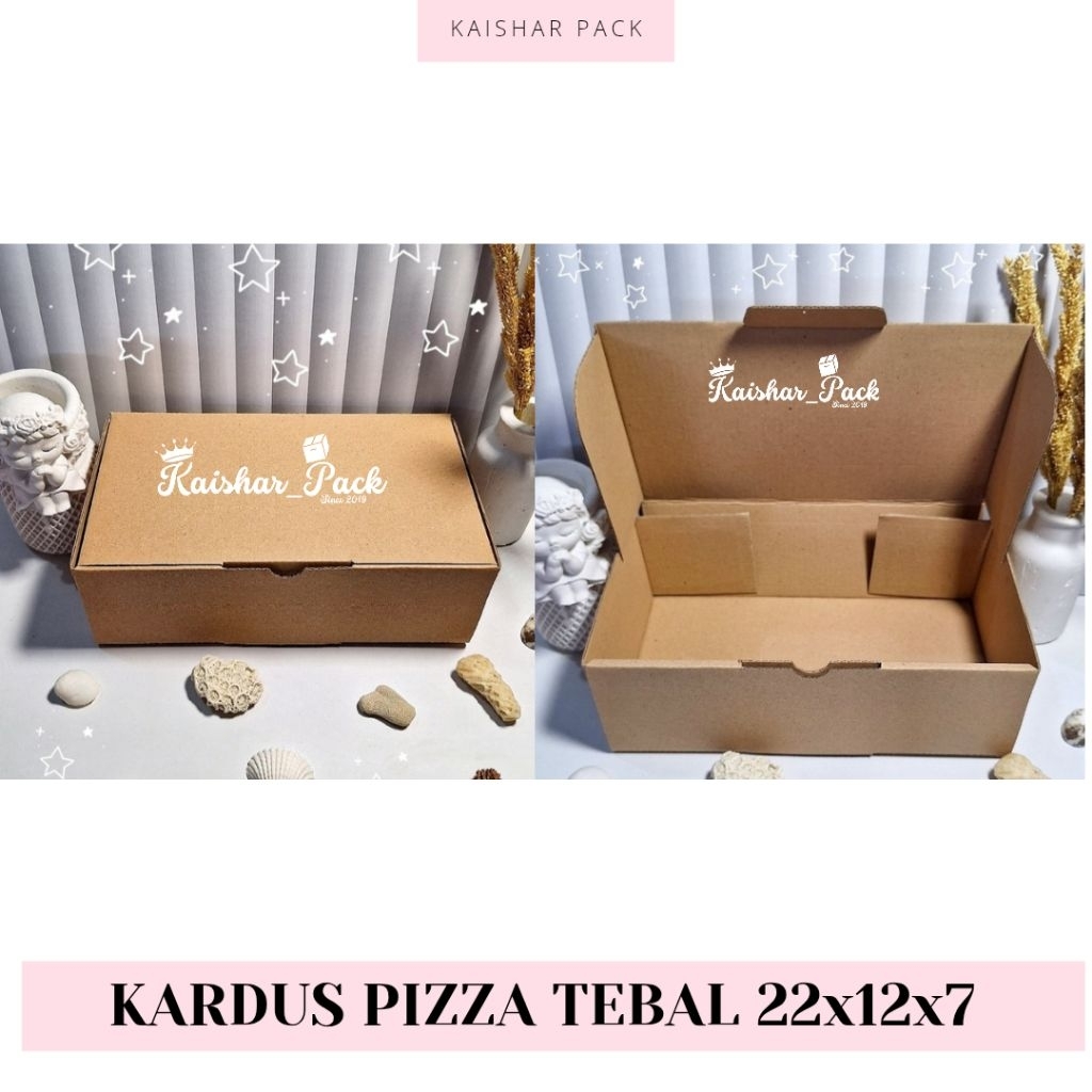

KAISHAR - KARDUS PACKING PIZZA 22x12x7 / PIECES