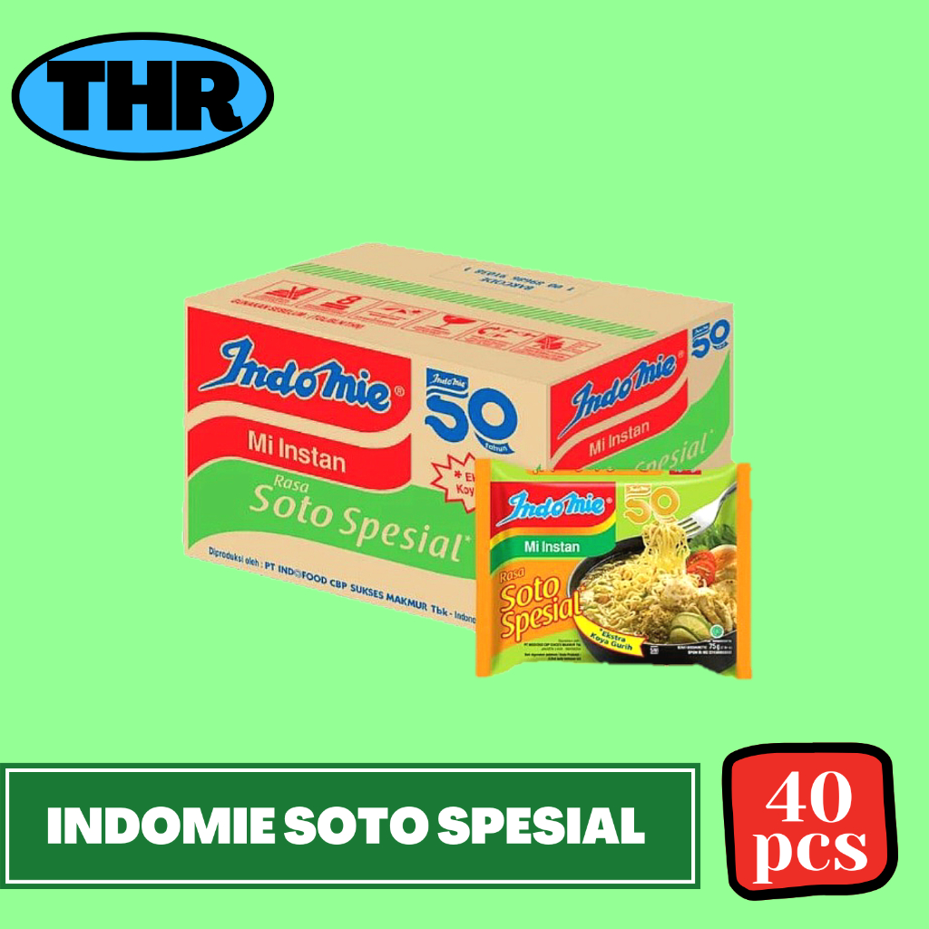 

Indomie Soto Spesial 1 Karton isi 40pcs