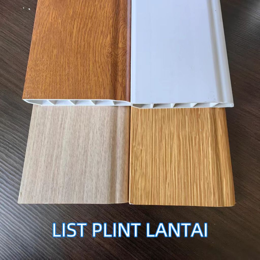 Plint Lantai PVC 8CM Accessories Flooring Aksesoris Lantai Polos Motif Kayu tahan Air/PLINT PVC / LI