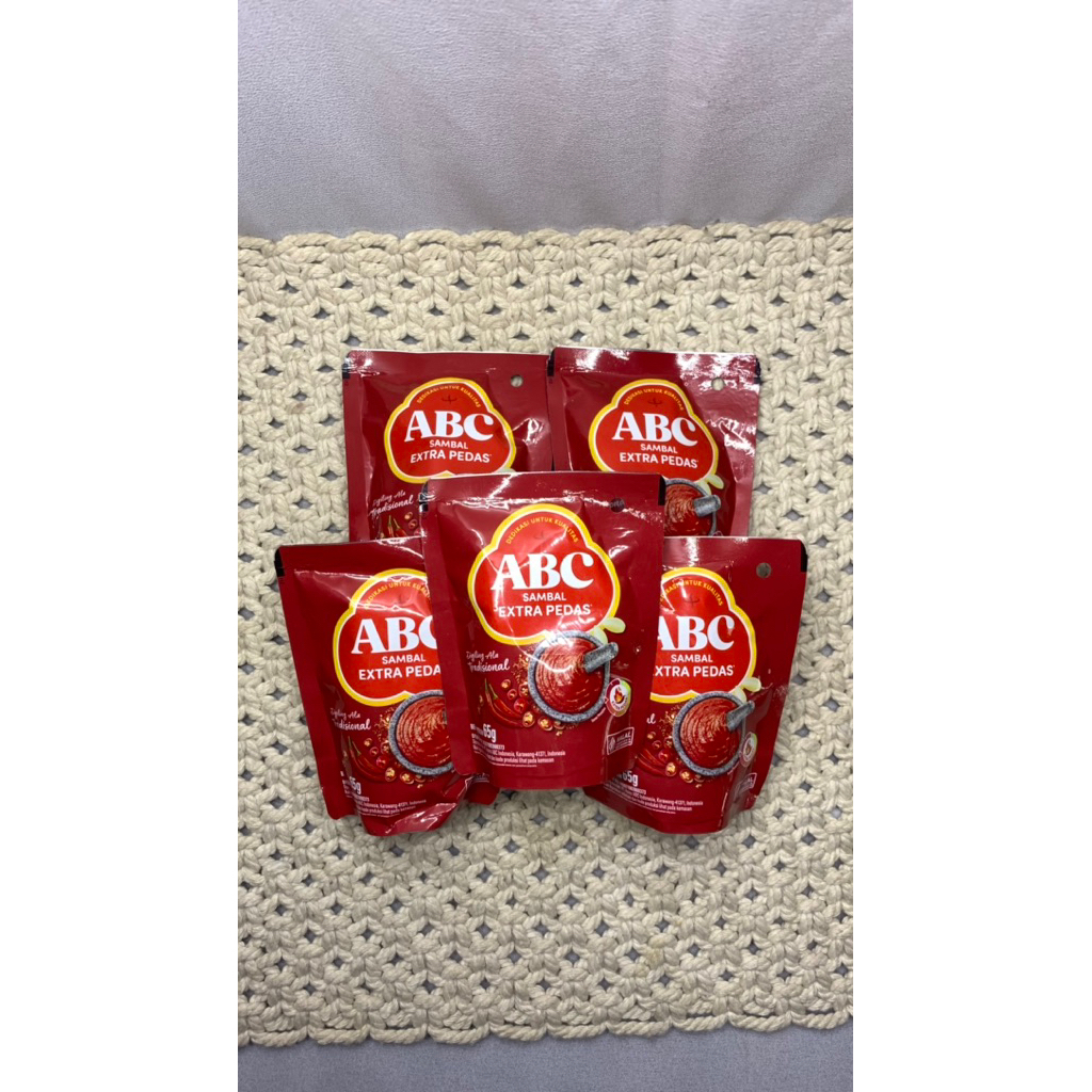 

ABC sambal Extra pedas 65gr/saos sambal