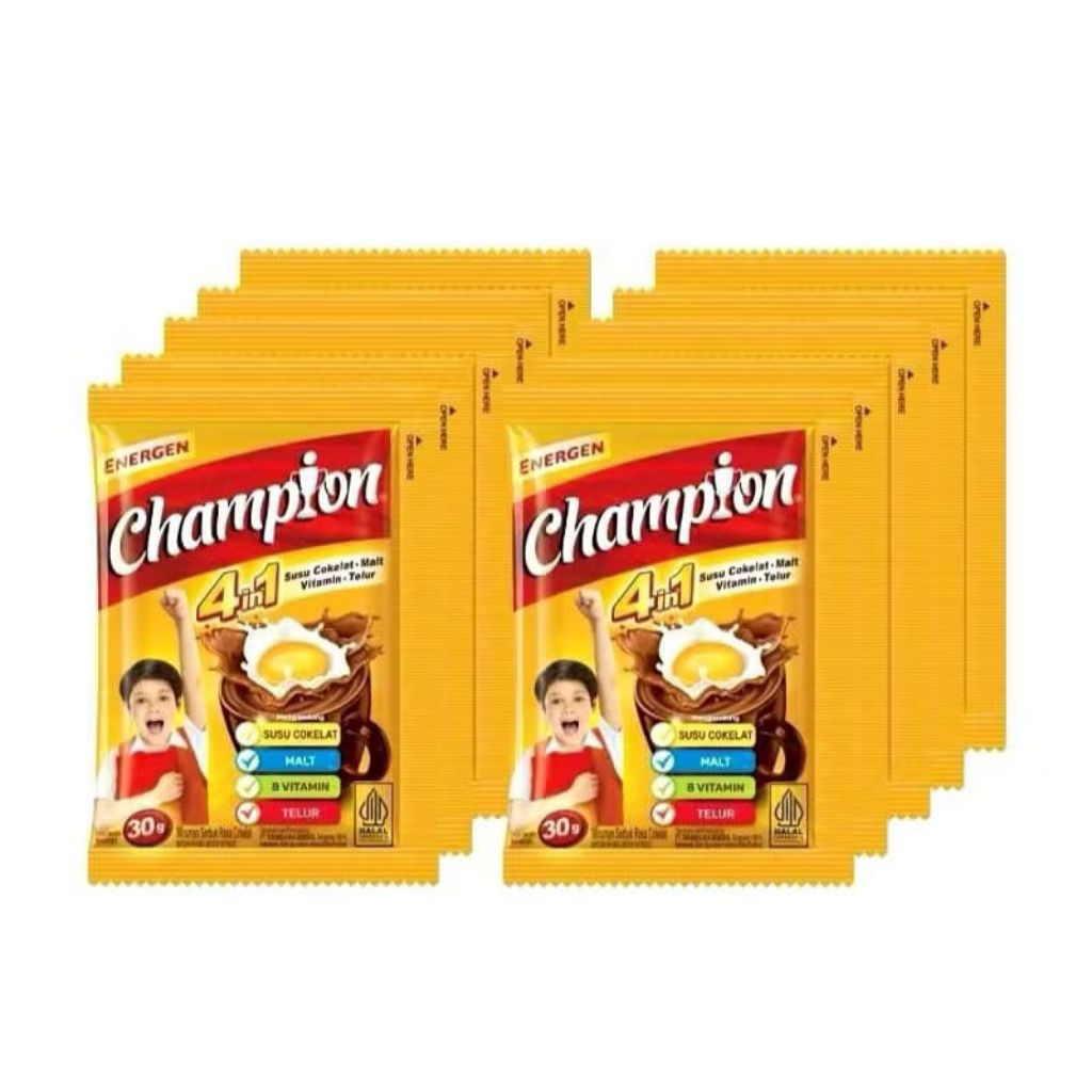 

ENERGEN CHAMPION 1 RENCENG (Isi 5 Sachet) 30gr