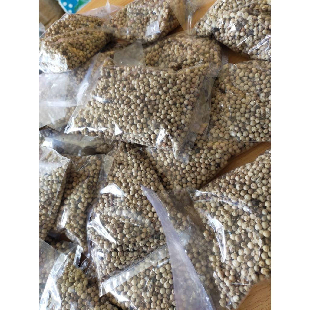 

sahang biji putih 100gr/sahang biji asli 100%/bumbu rempah lada putih