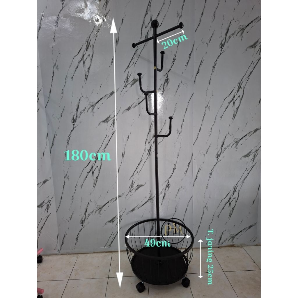 Gantungan untuk baju / gantungan cantelan tas / gawang serbaguna / gawang eatetik / gawang rumahan /