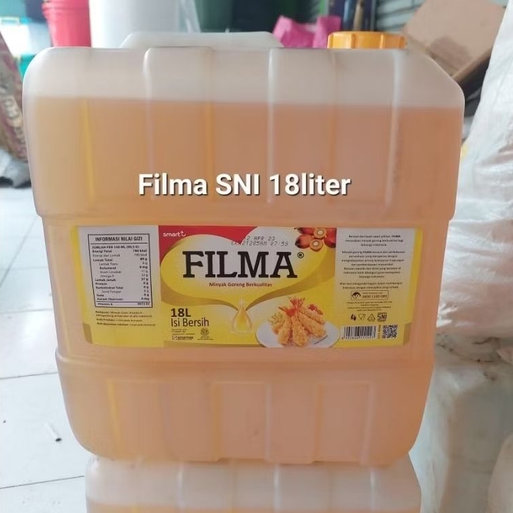 

Minyak goreng filma SNI 18liter jerigen