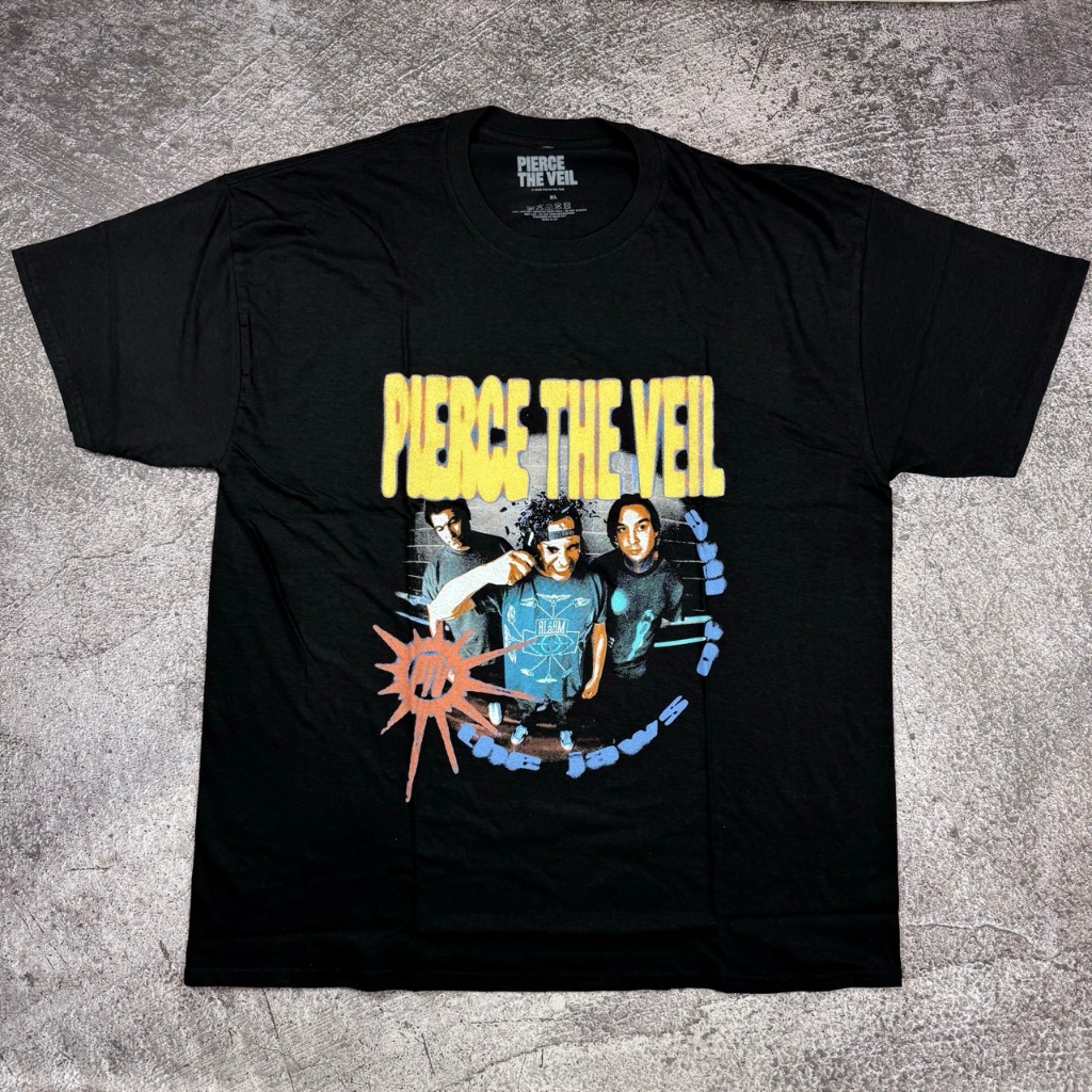 Kaos band Official Pierce The Veil - I Can't Hear You Original T-shirt Pria Wanita