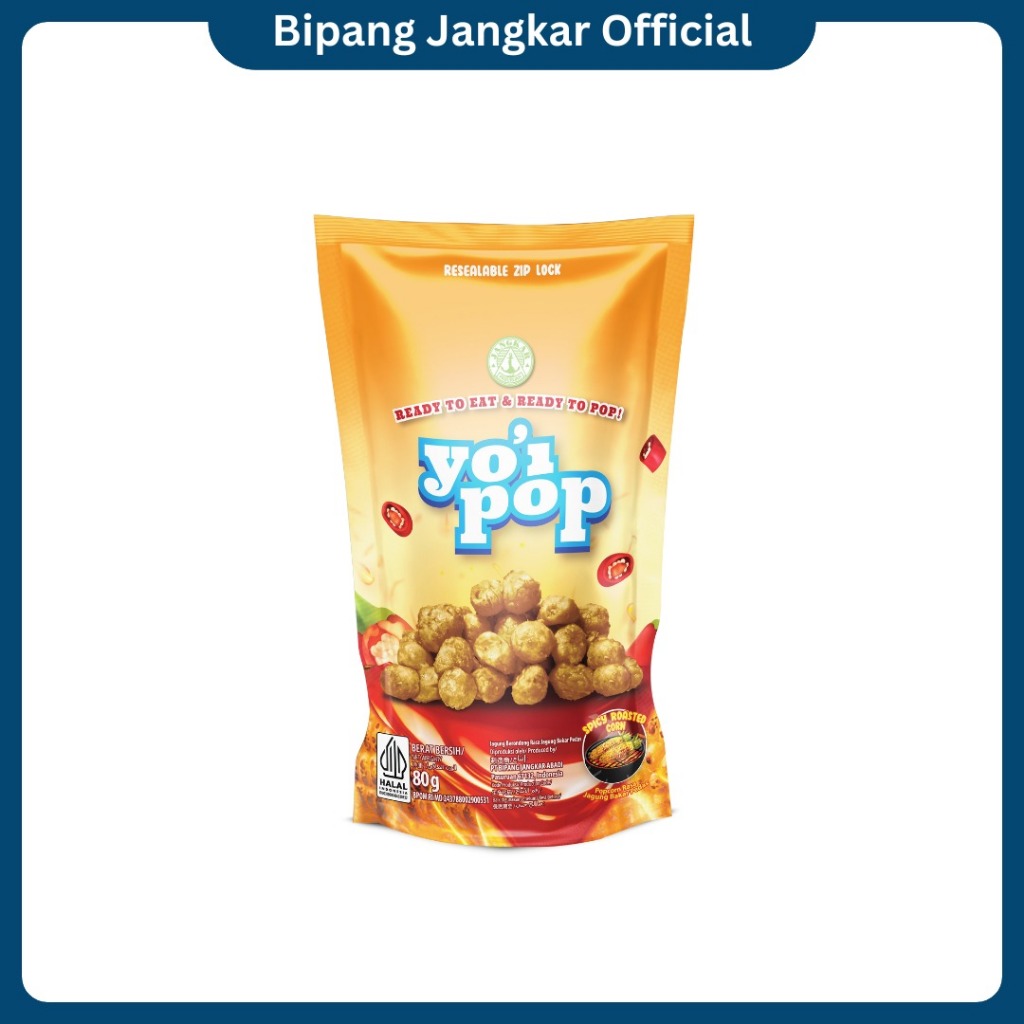 

YOI POP Popcorn / BRONDONG JAGUNG PASURUAN Rasa Spicy Roasted Corn