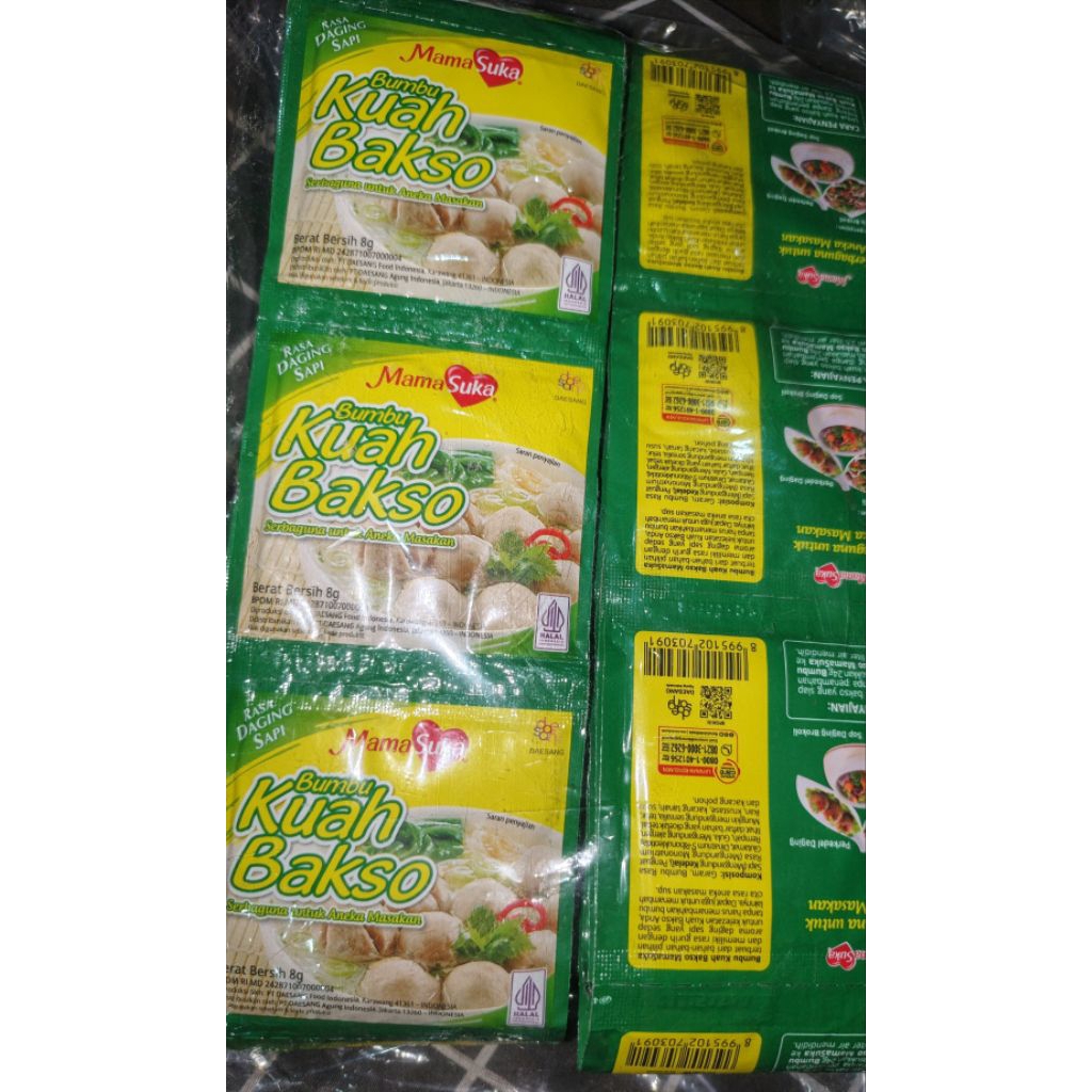

12 pcs Bumbu Bakso Mamasuka Bumbu Dapur