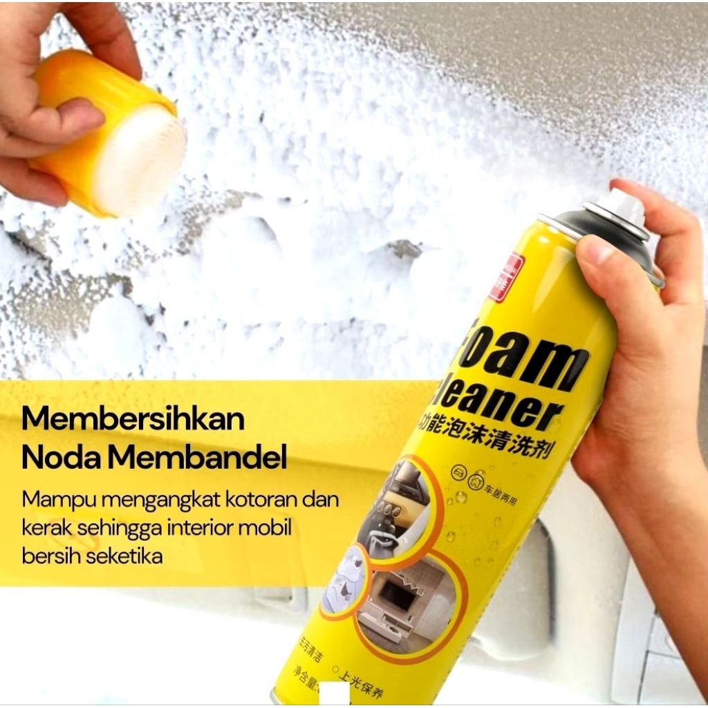 Foam Cleaner Spray Car Interior Agent Cleaner 300 ml / FOAM BUSA PEMBERSIH INTERIOR MOBIL / Busa Pem
