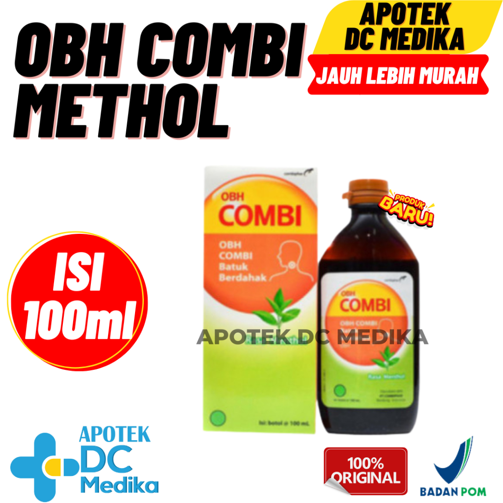 OBH Combi  Batuk Berdahak Menthol 100ml meringankan batuk berdahak obat untuk dewasa