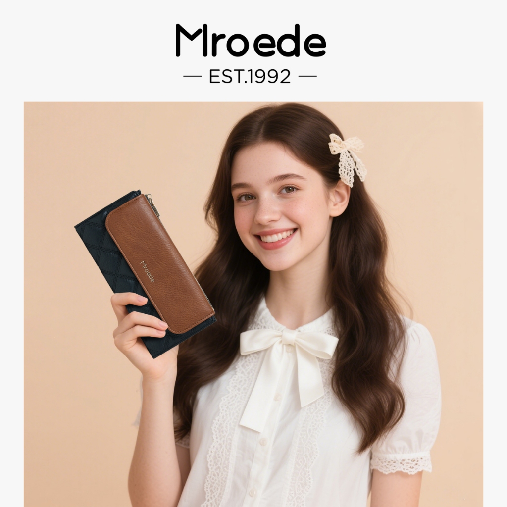 TERMURAH MROEDE DOMPET PANJANG WANITA PREMIUM DOMPET WALLET-KK LONG WALLET