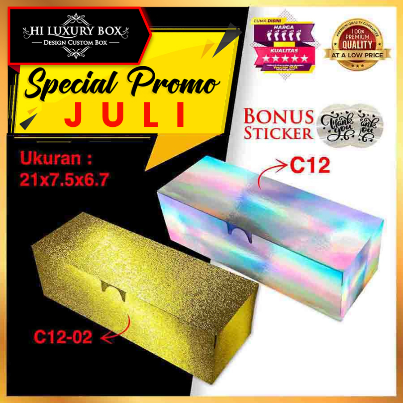 

Kotak Hologram|Kado|Souvenir|Hampers|Murah|Kue|Dus|Packaging|BOX|C12