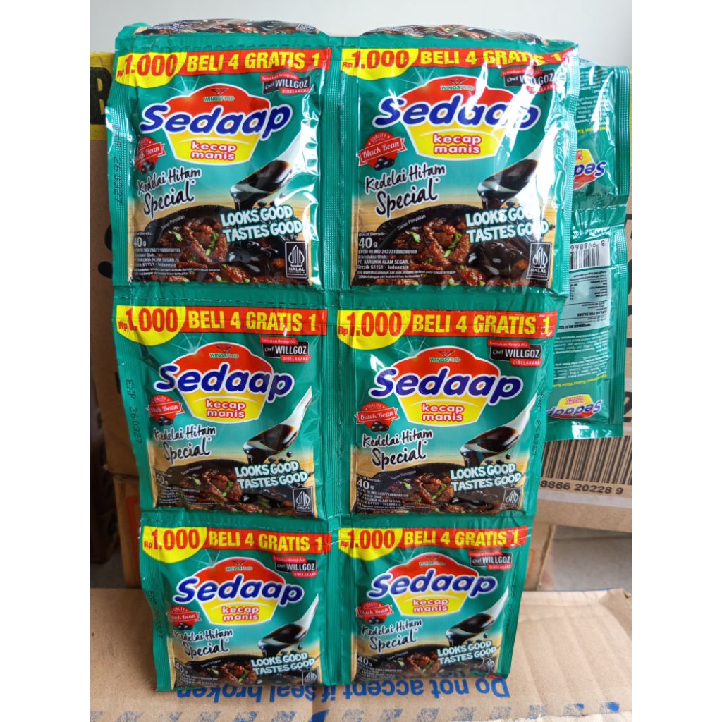 

kecap sedaap 1000 isi 15 biji