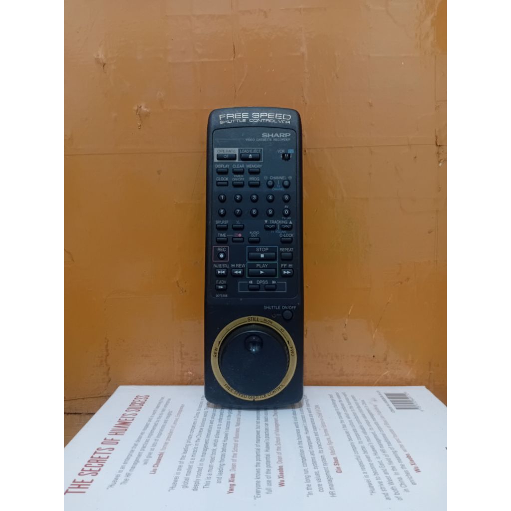 REMOTE VIDEO CASSETTE RECORDER SHARP SERI G0733GE ORIGINAL
