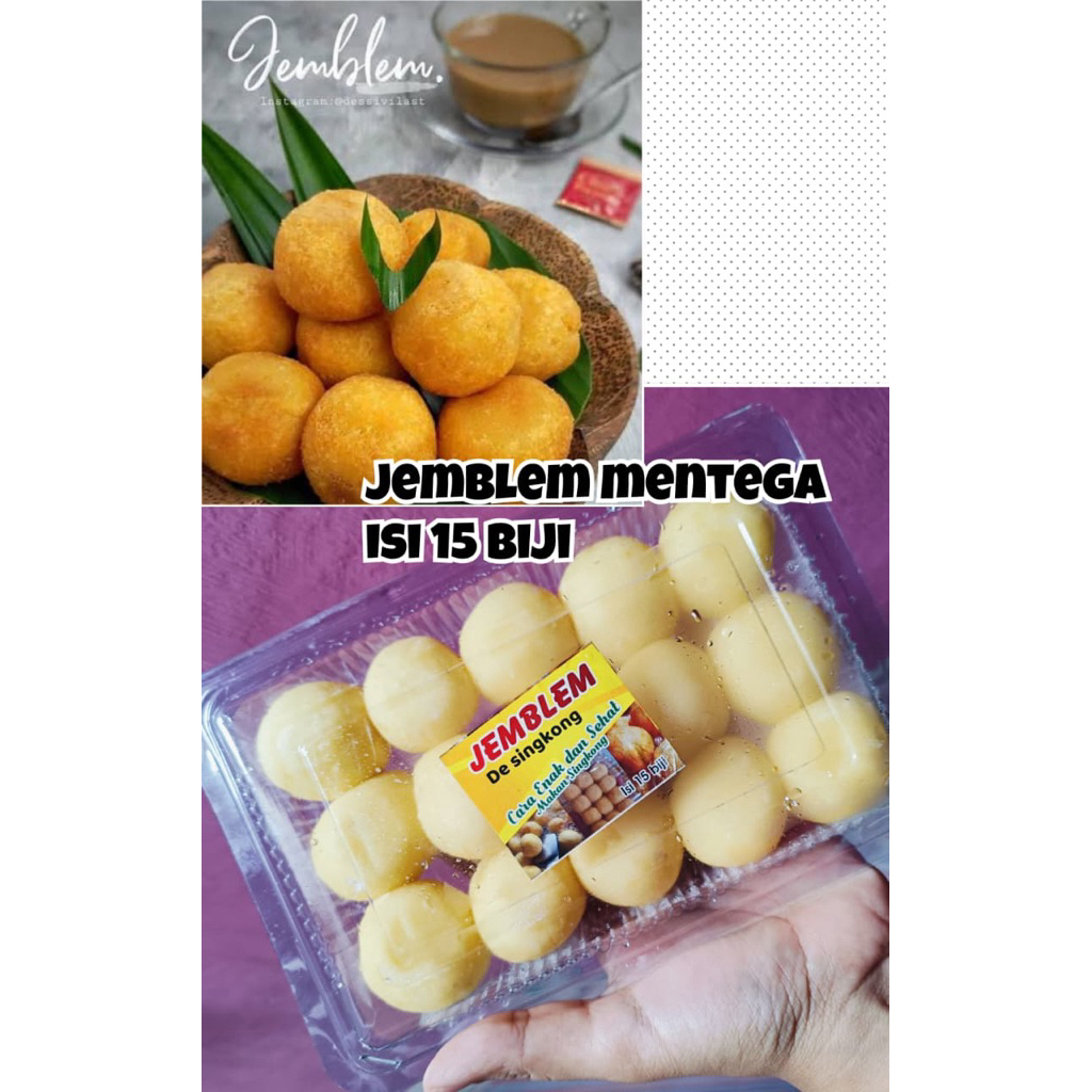 

JEMBLEM singkong MENTEGA VIRAL isi 15