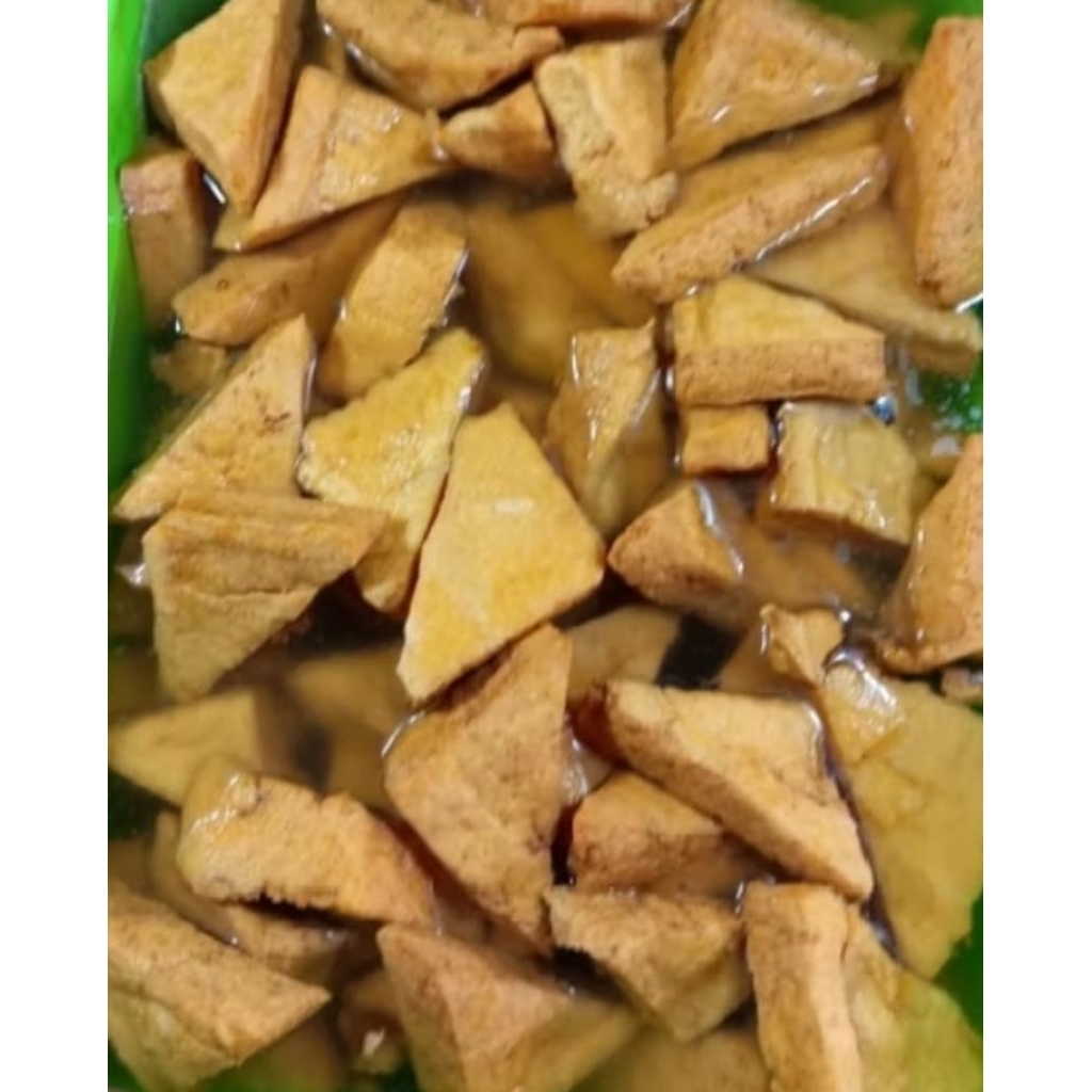 

tahu goreng/tahu coklat 1bungkus isi 10pcs