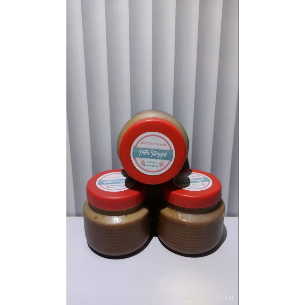 

petis cakalan/tuna kualitas super premium lemak gurih A++ kemasan 250gr asli madura sumenep