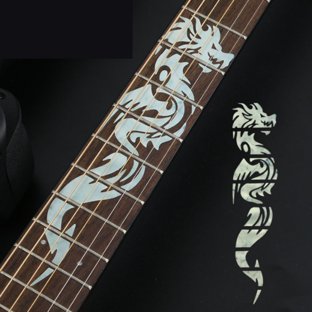 Sticker Fretboard Gitar Akustik Elektrik Klasik Inlay Decal Markers