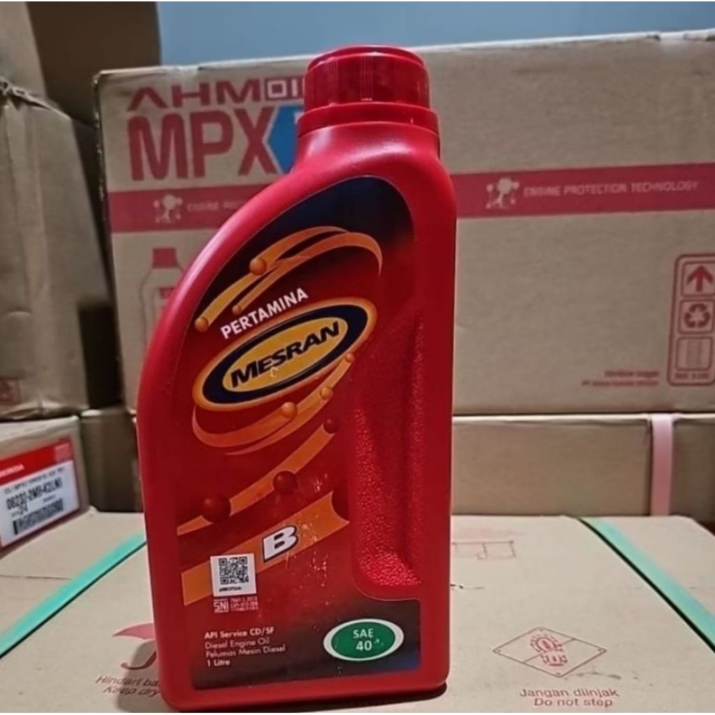 Oli Mesin Diesel Mesran B40 1Liter SAE 40/ Oli Mesin Mobil