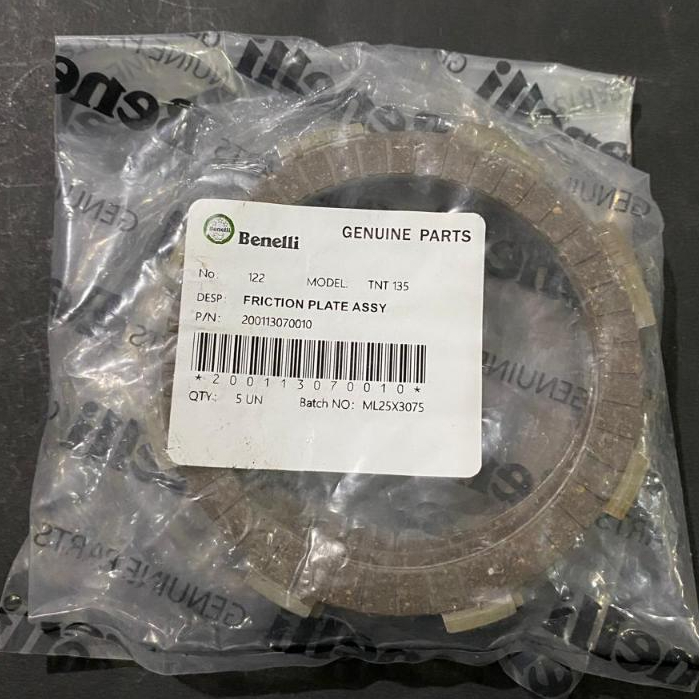 kampas kopling benelli TNT 135 ORI