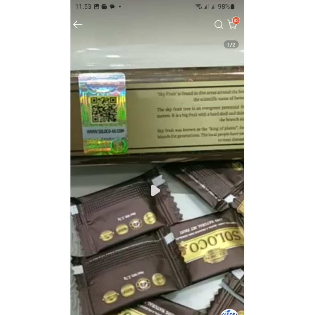 

ecer 1 butir dark choco