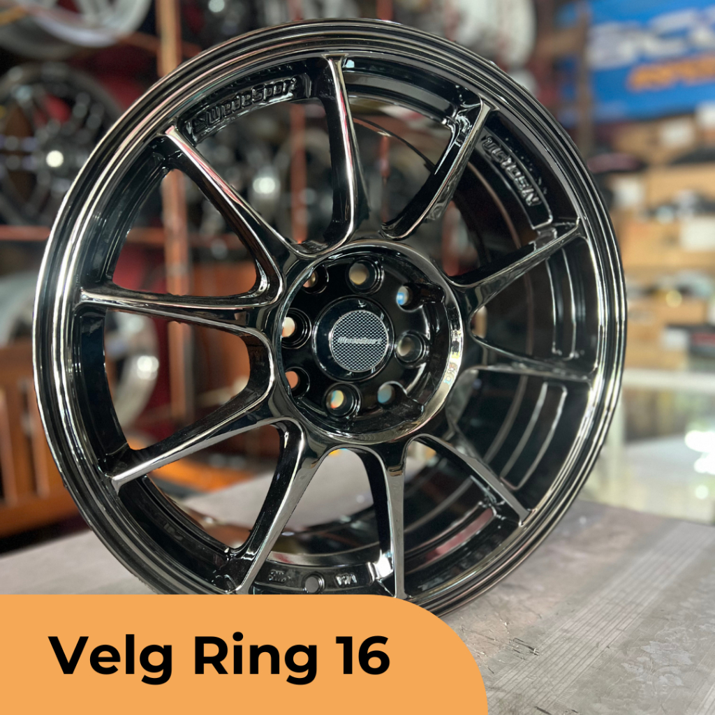 Velg Mobil Ring 16 TC105N BlackChrome (NEW)