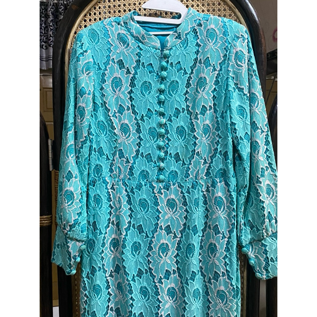 Preloved – Dress Biru Mermaid