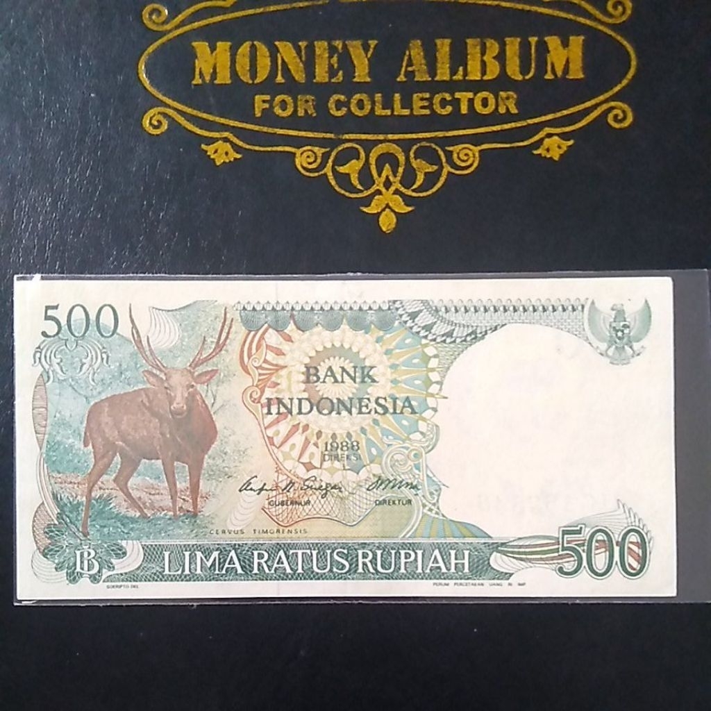 UANGKUNO 500 RUPIAH RUSA THN 1988