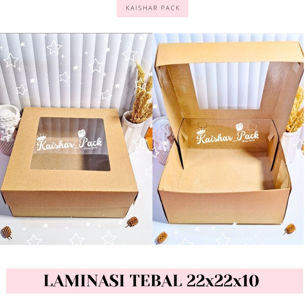 

KAISHAR - KARDUS LAMINASI 22X22X10 / PIECES
