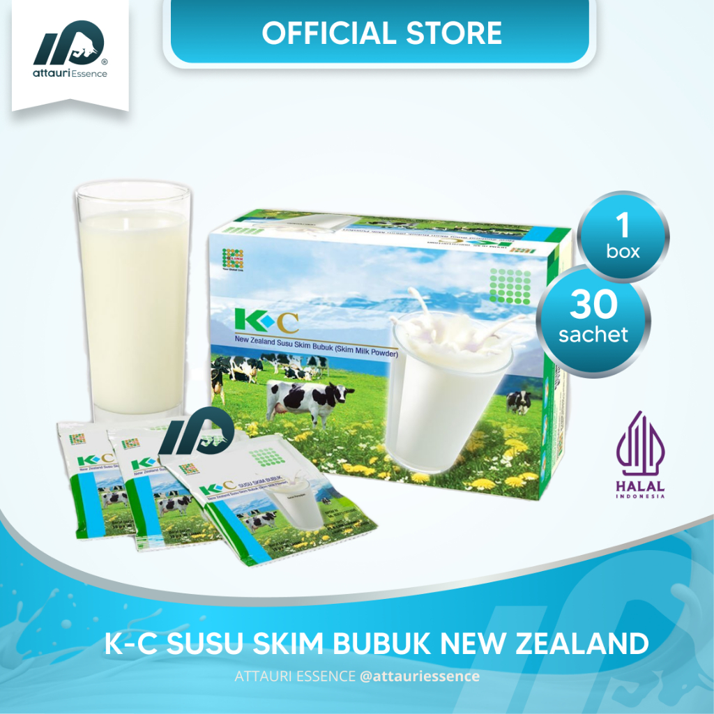 

K-C Susu Skim Bubuk (1 Box isi 30 Sachet) Susu Skim K-Link Original Skim Milk Powder New Zealand Untuk kekebalan Tubuh Memelihara Kesehatan Tubuh K Link Official Store K-Link Original Store Attauri