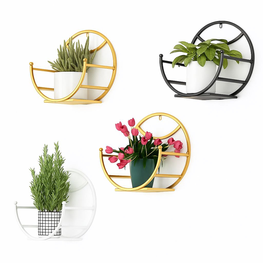 Rak Dinding Gantung Bunga Rak Pot Bunga Aesthetic Rak Besi Tempat Bunga Tanaman