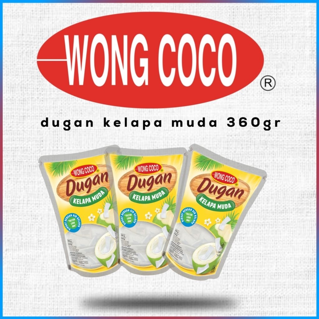 

Wong Coco Dugan Kelapa Muda 360G Nata De Coco