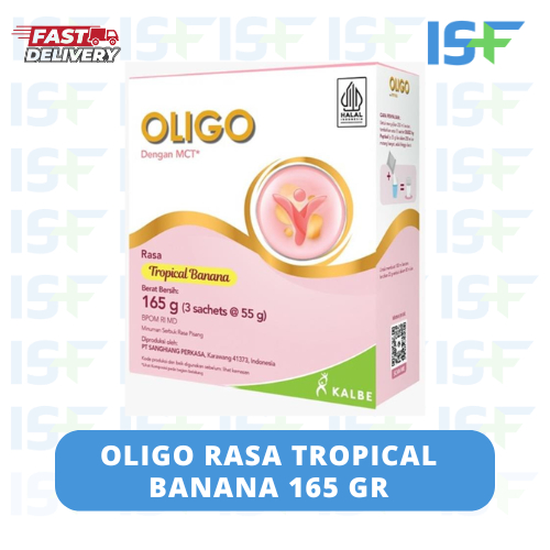

⭐ISF⭐ Oligo Tropical Banana 165 Gram / Susu Banana